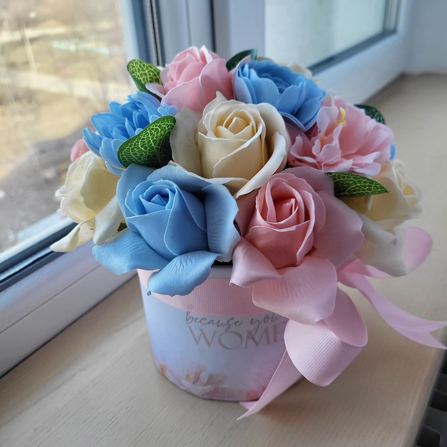 Букет з мильних квітів/ мыльные розы/ цветы из мыла/ квіти з мила/