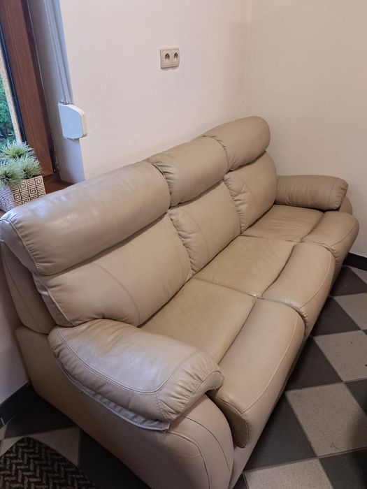 Zestaw mebli skórzanych