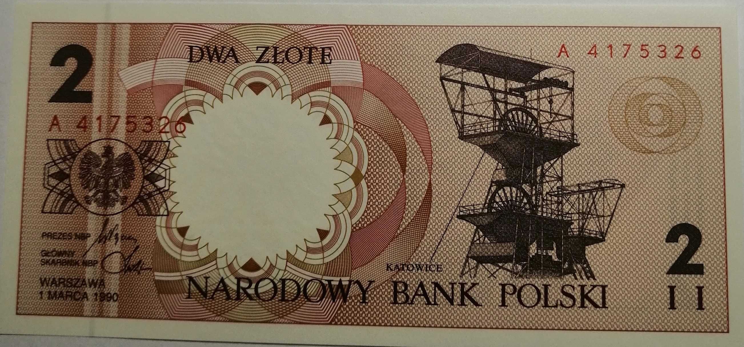 Banknot dwa złote