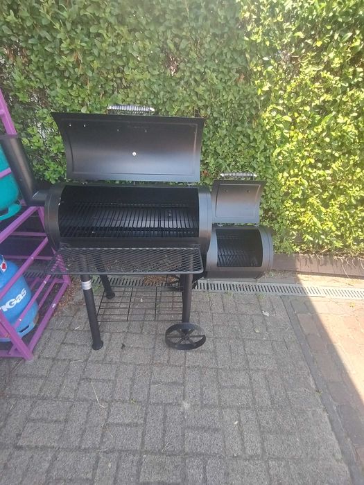 Grill węglowy EL FUEGO EDMONTON 66x34cm boczna komora !