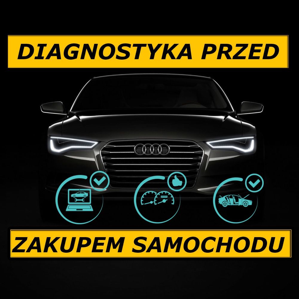 Pomoc sprawdzanie auta przed  zakupie zakupem samochodu diagnostyka