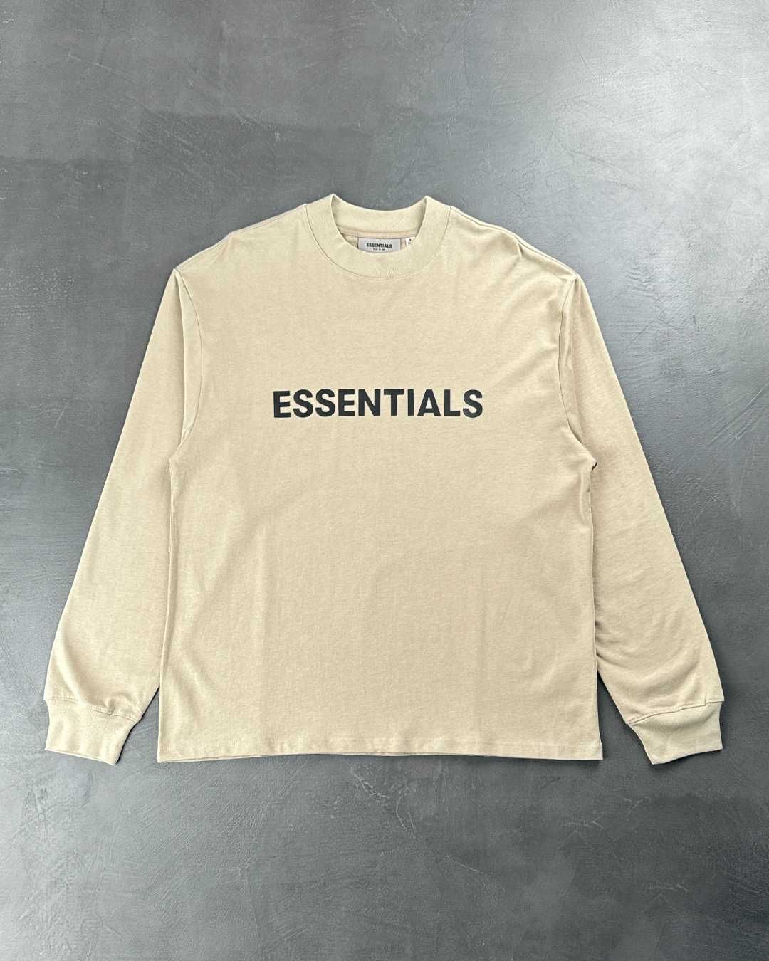 Лонгслів Fear Of God Essentials Front Logo long sleeve Charcoal