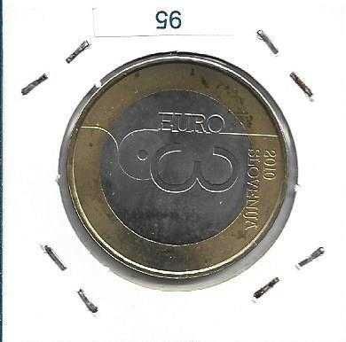 Eslovénia - 3 Euros -2010 - Capital Mundial do Livro Ljubljana - Moeda