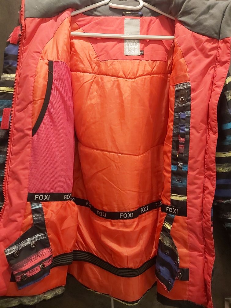 Sprzedam kurtkę narciarską FOXI 15K Silver rozmiar XL