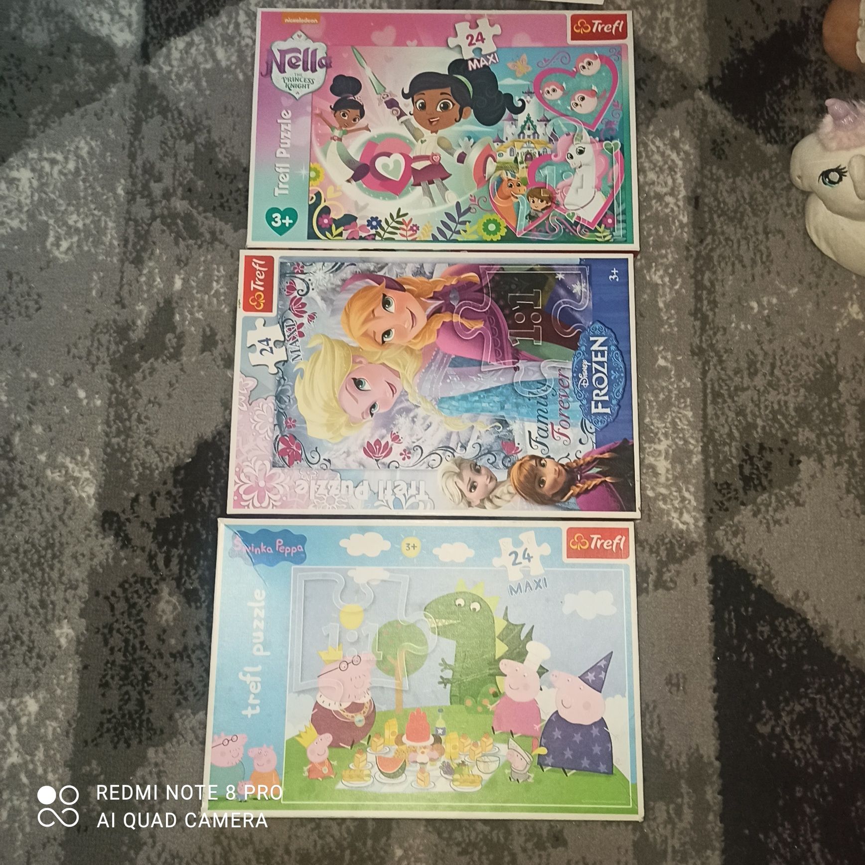 Zestaw puzzli dla 3+ Latków