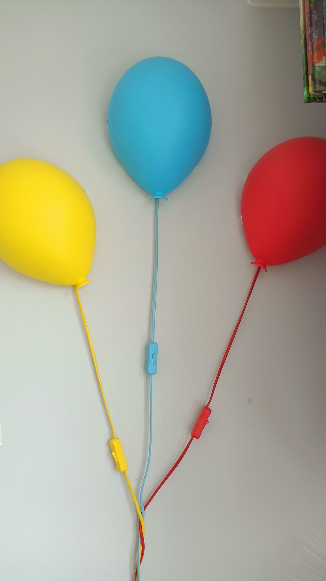 Lampki nocne baloniki IKEA 3SZT.