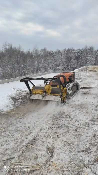 Mulczowanie, karczowanie krzaków, frezowanie pni, oczyszczanie działek