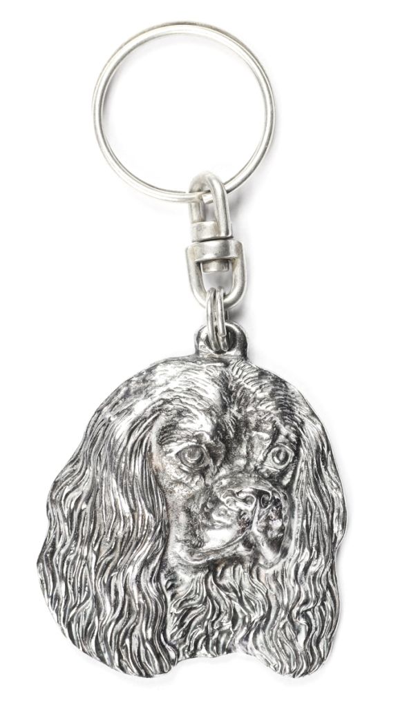 Cavalier King Charles Spaniel brelok do kluczy posrebrzany Art-Dog