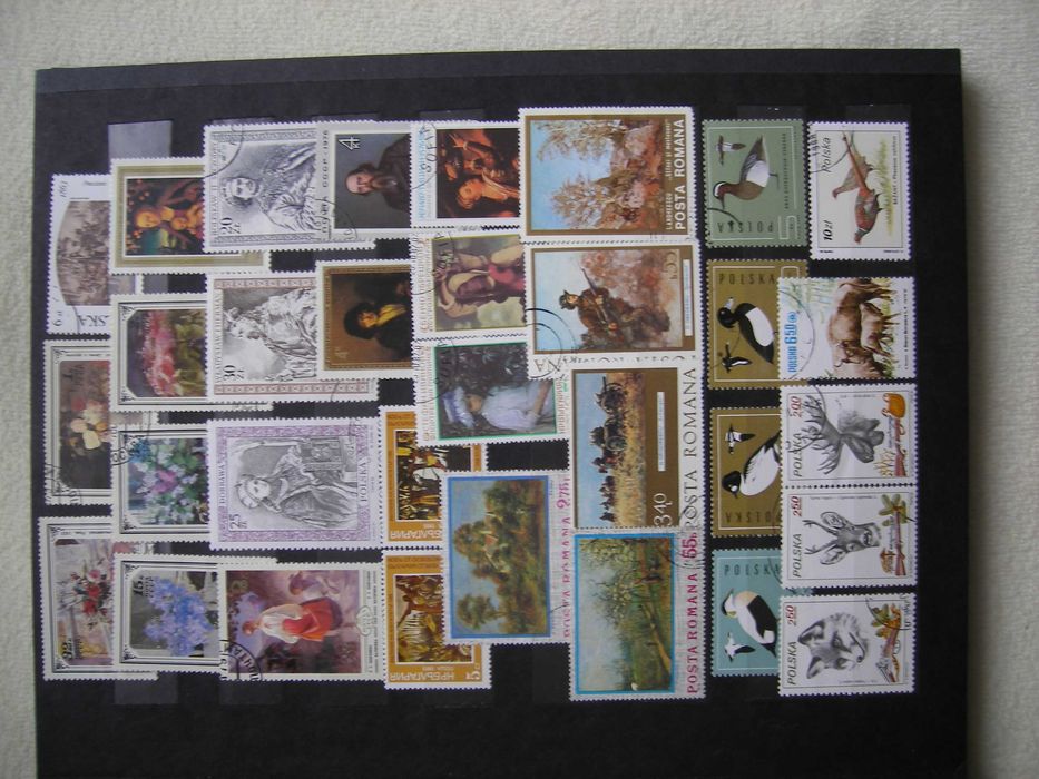 Klaser stare znaczki pocztowe PRL lata 80-90 Filatelistyka