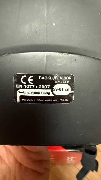 Kask BOLLE Blackline Visor Soft Black&Gold 59-61 / L-XL