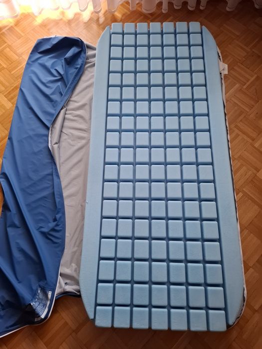 NOWY! Materac rehabilitacyjny, przeciwodleżynowy POLYPLOT z pokrowcem