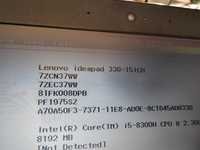Lenovo ideapad 330-15ich core i5, 8gb ram, geforce GTX1050