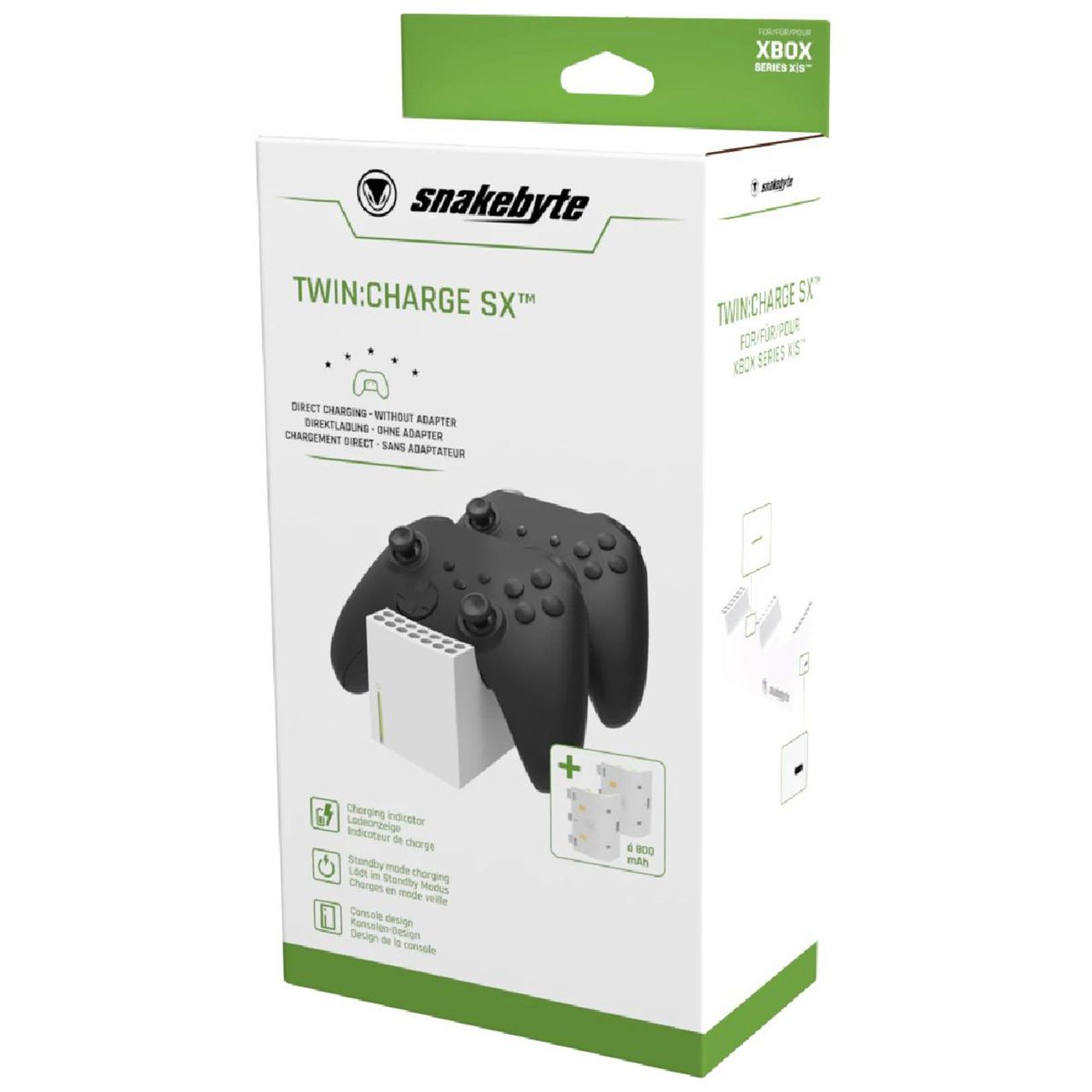 Snakebyte Podwójna Stacja Ładująca Twin Charge Biały Outlet SB916359-O