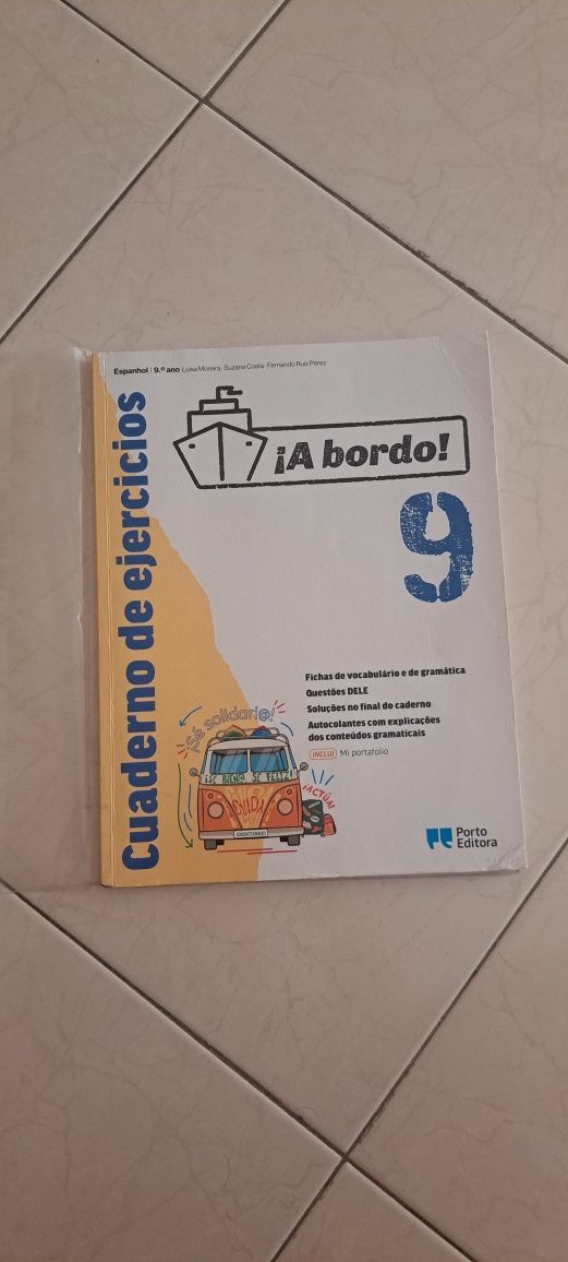 Caderno de atividades de espanhol ¡A bordo! 9 ano Novo
