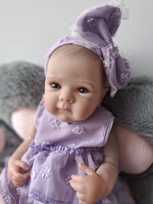 Lalka jak żywe dziecko reborn piękna NOWA duża 46cm , cala gumowa , br