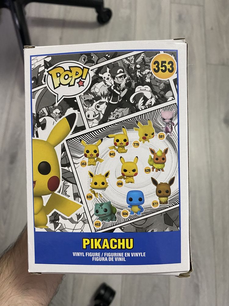 Фігурка pop pokemon 353 pikachu пікачу