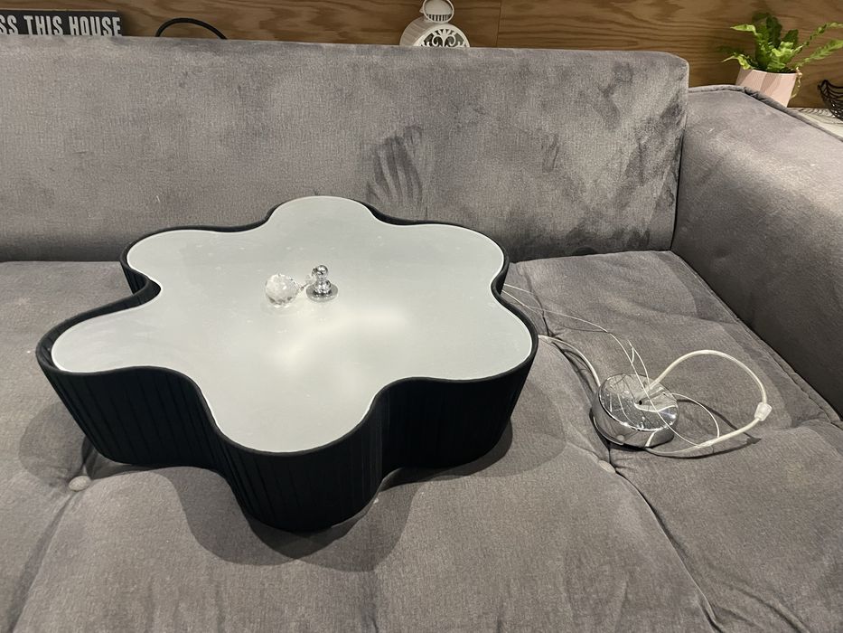2 lampy 3-y punktowe z krysztalem glamour