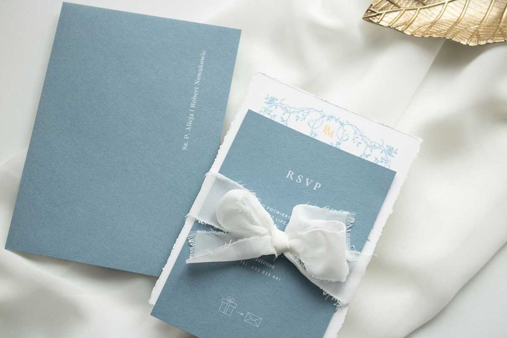 Zaproszenia ślubne złote, złocone, rustykalne, boho