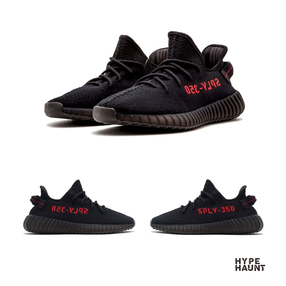 Yeezy 350 us9,5 Black Red original оригинал лето adidas 700 500 43