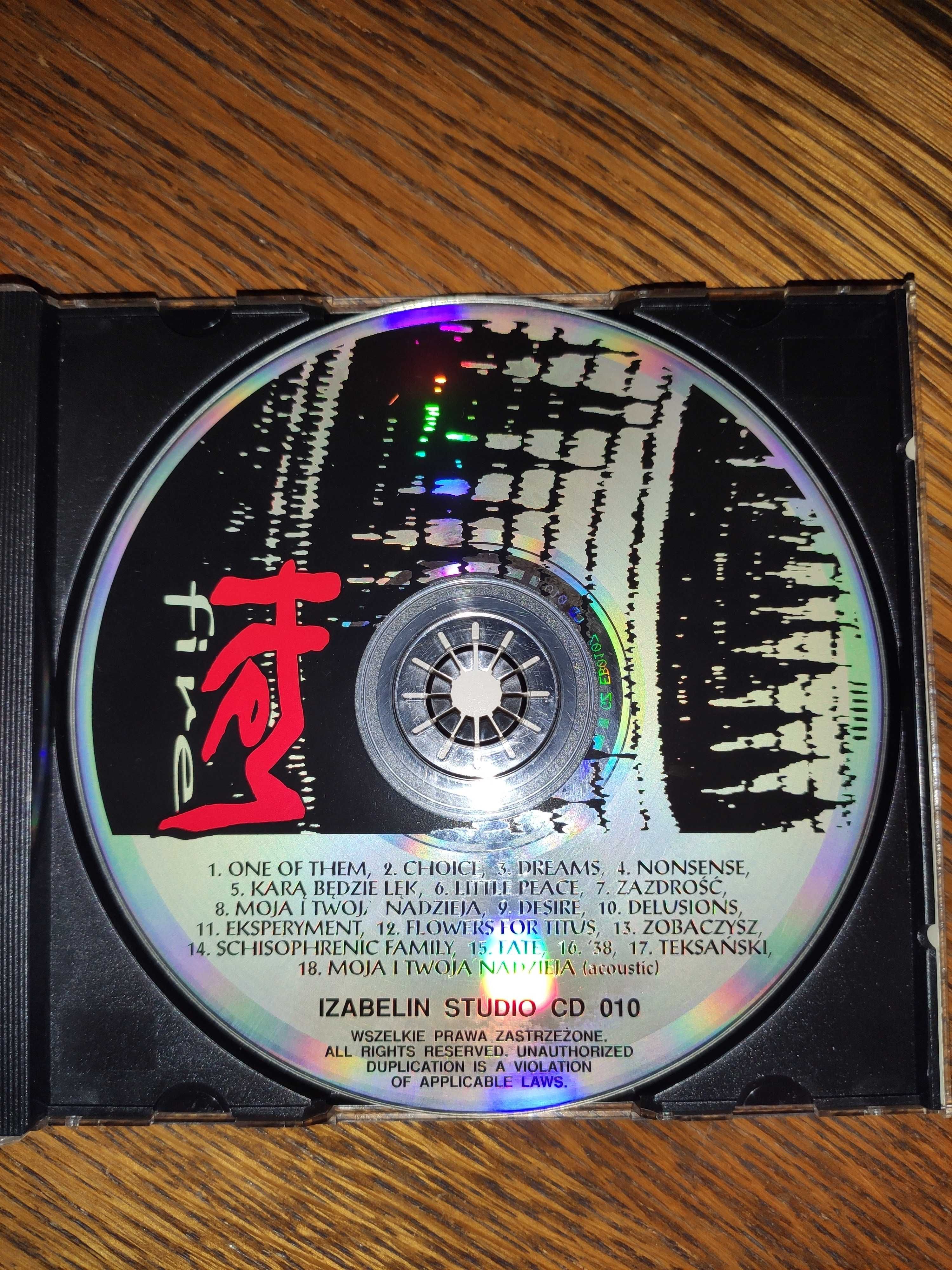 Hey - Fire, CD 1993, Izabelin, czerwone logo, Nosowska, Banach