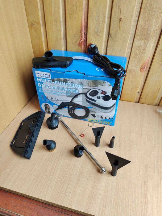 Відпарювач пароочисник клінер з насадками 2500 W  Пароочиститель