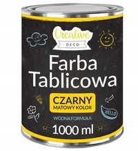 FARBA TABLICOWA czarna do pisania kredą 1L