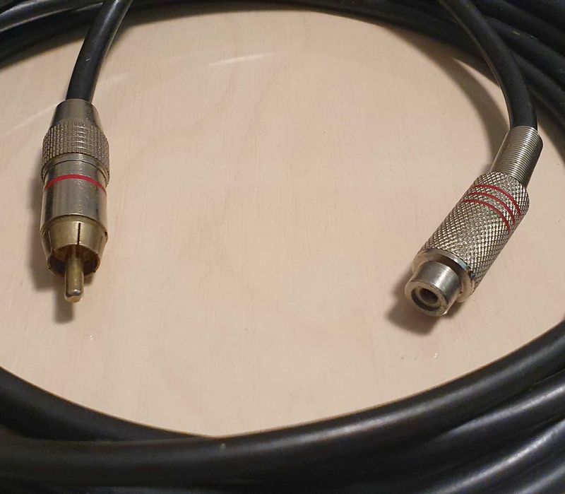 Shure кабель удлиннитель RCA папа/мама 3.7 метра