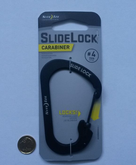 Nite Ize Carabiner SlideLock #4 carabiner NOWY czarny