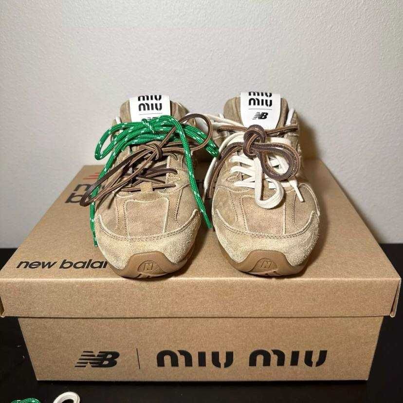 New Balance X Miu Miu 530 SL Bleached Leather