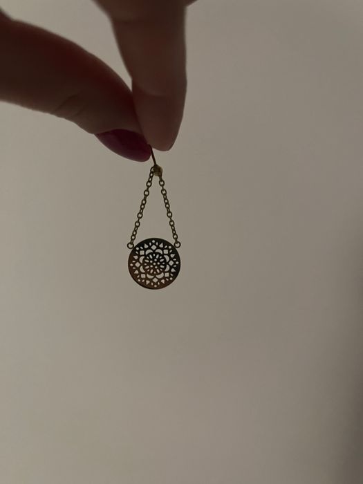 Wiszące kolczyki Apart rozety stal szlachetna