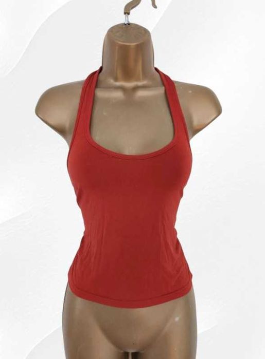 Vintage top wiązany na karku L