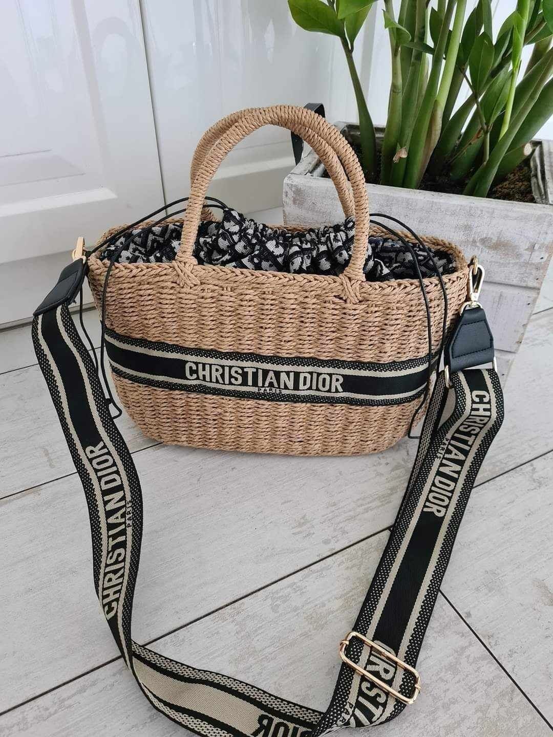 Koszyk Dior Christian Dior torebka Boho Hit Lata