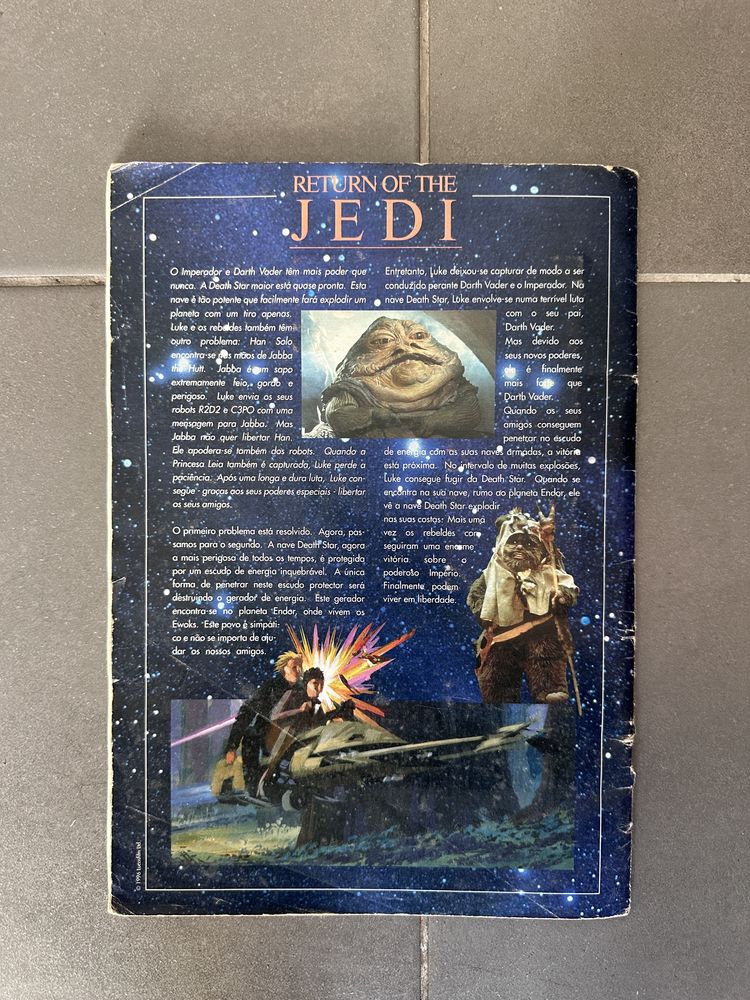 Álbum completo Star Wars Trilogia – Edição Especial Matutano
