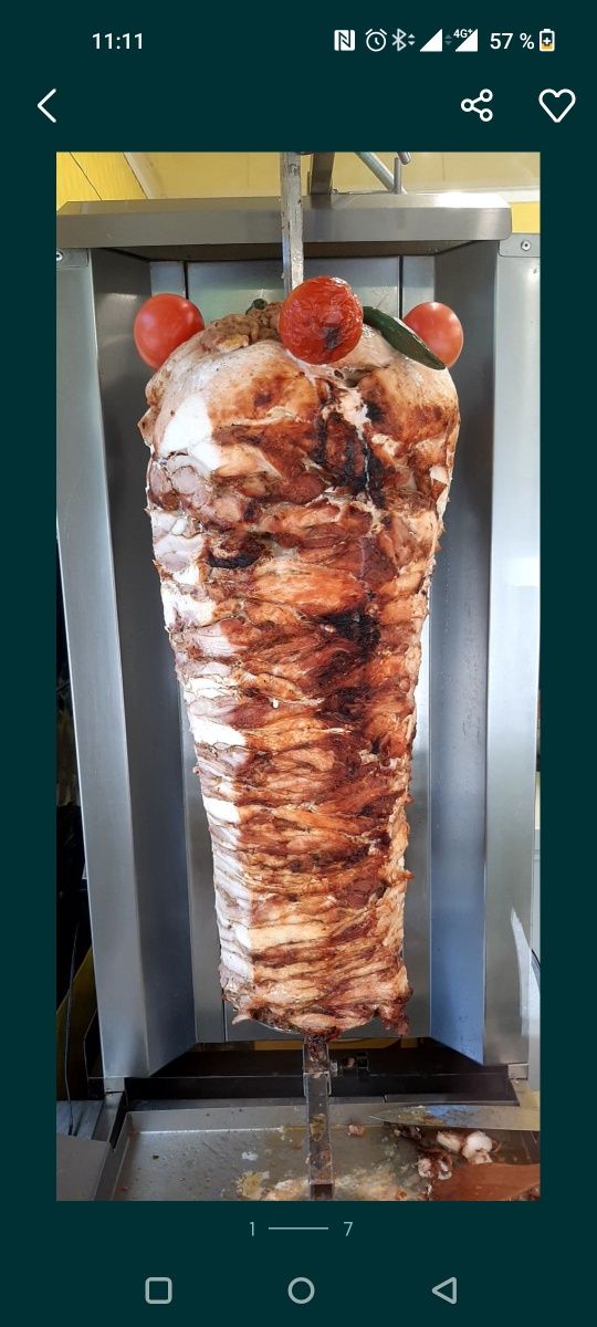 Шаурма донер кебаб ( Doner Kebab ) мясо для шаурмы куриное (говядина)