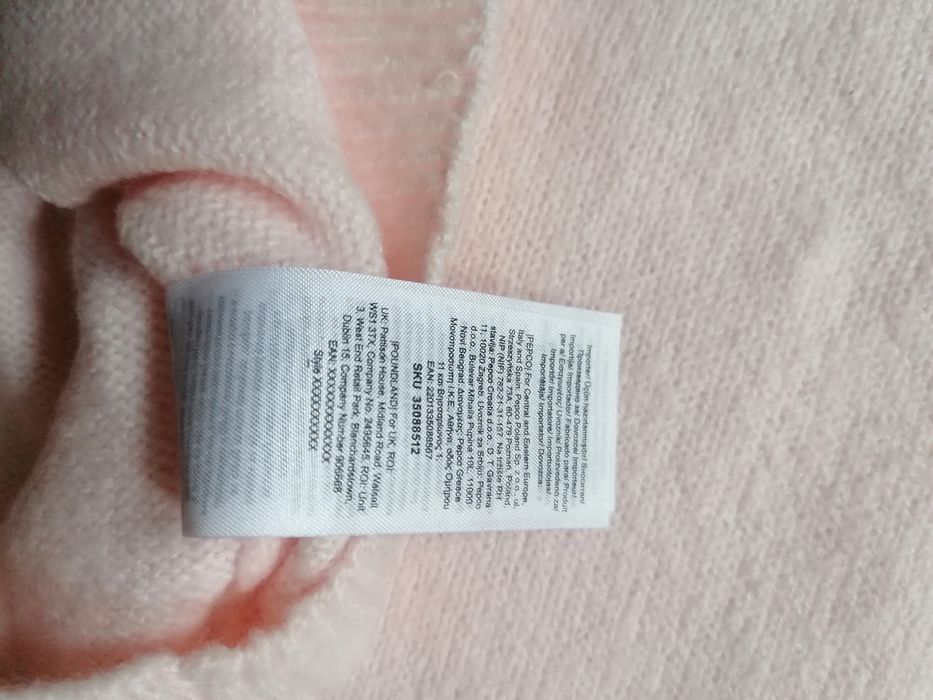 NOWY Sweter dziewczęcy z Biedronką Pepco rozmiar 134