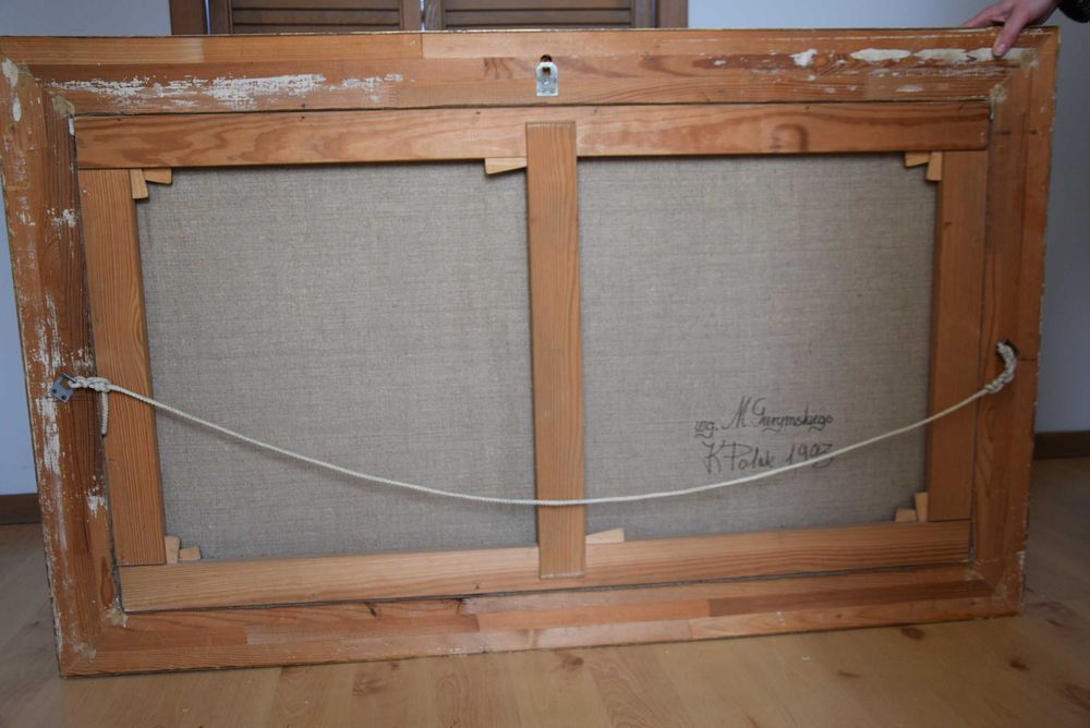 Obraz olejny Powstańczy patrol K.Polak wg Gierymskiego