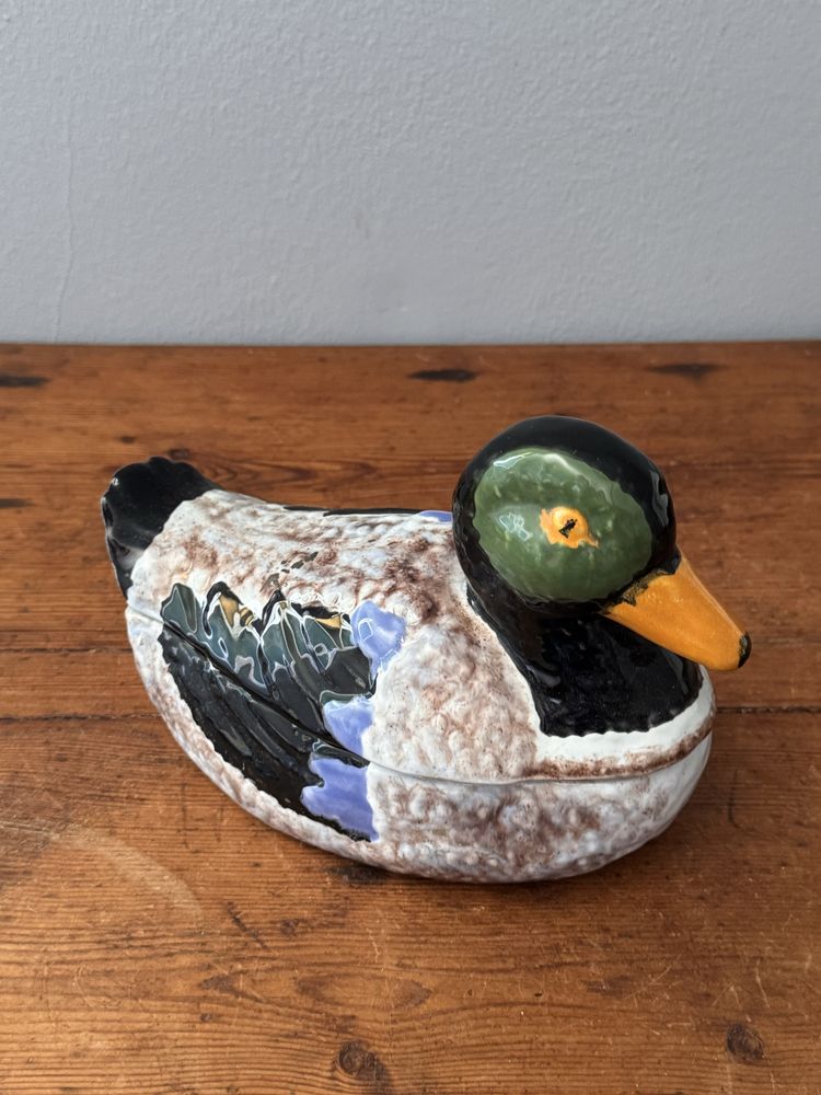 Vintage terrina pequena Pato Bordalo Pinheiro