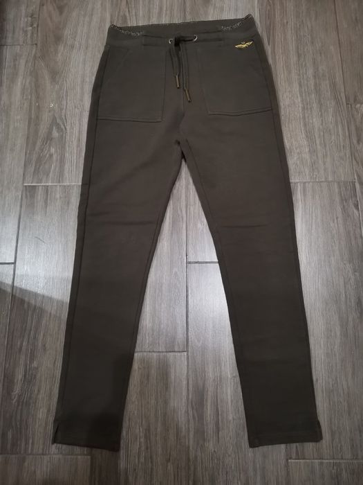 Фирменные женские штаны Aeronautica Militare на байке