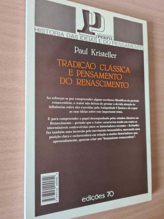 "Tradição Clássica e Pensamento do Renascimento" de Paul Kristeller