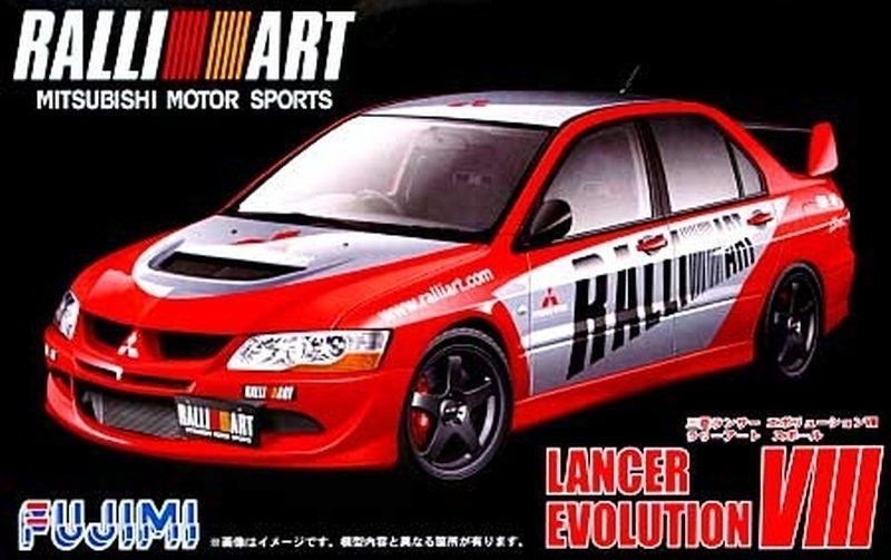 Fujimi 03817 1/24 ID148 Mitsubishi RALLIART Lancer Evolution VIII Mode