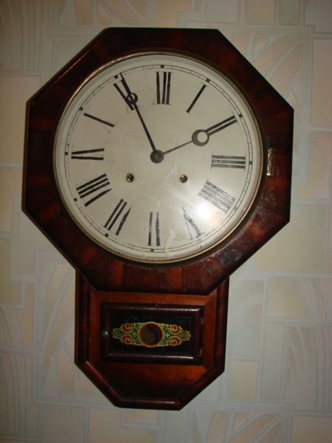 Waterbury Clock stary amerykański zegar