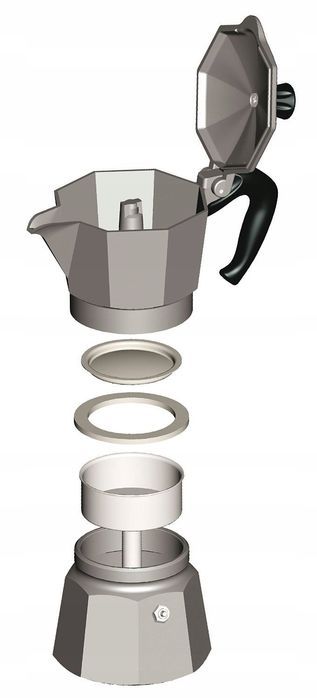 Kawiarka MOKA EXPRESS klasyczna 2 fil espresso BIALETTI 90ml
