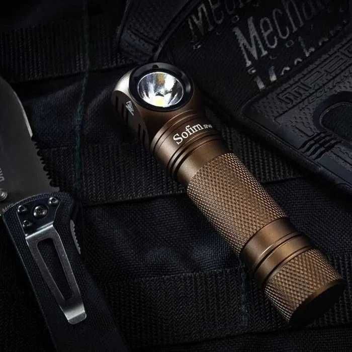 Sofirn SP40 Nowa czołówka barwa 5500K latarka 1200lumen + akumulator