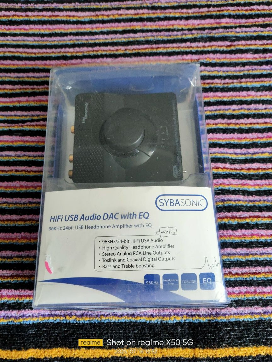 Продам зовнішню звукову карту SybaSonic sd-dac63116