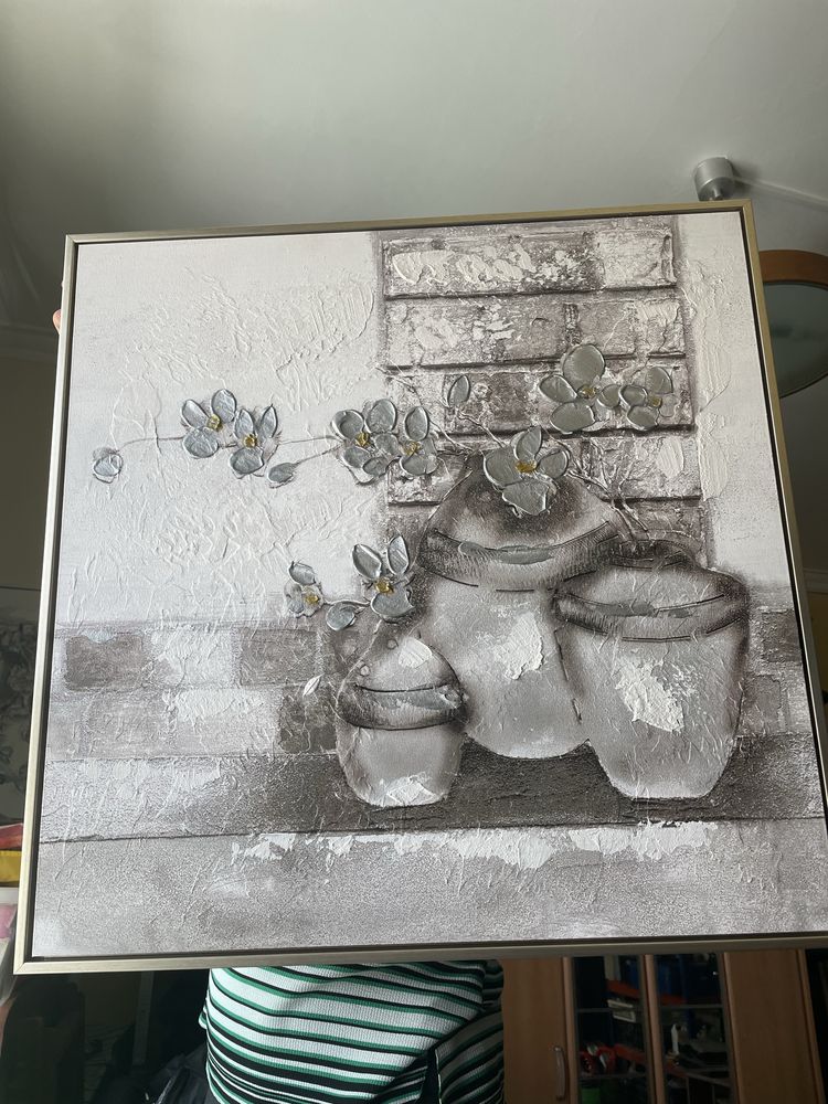 2 quadros decorativos 60x60