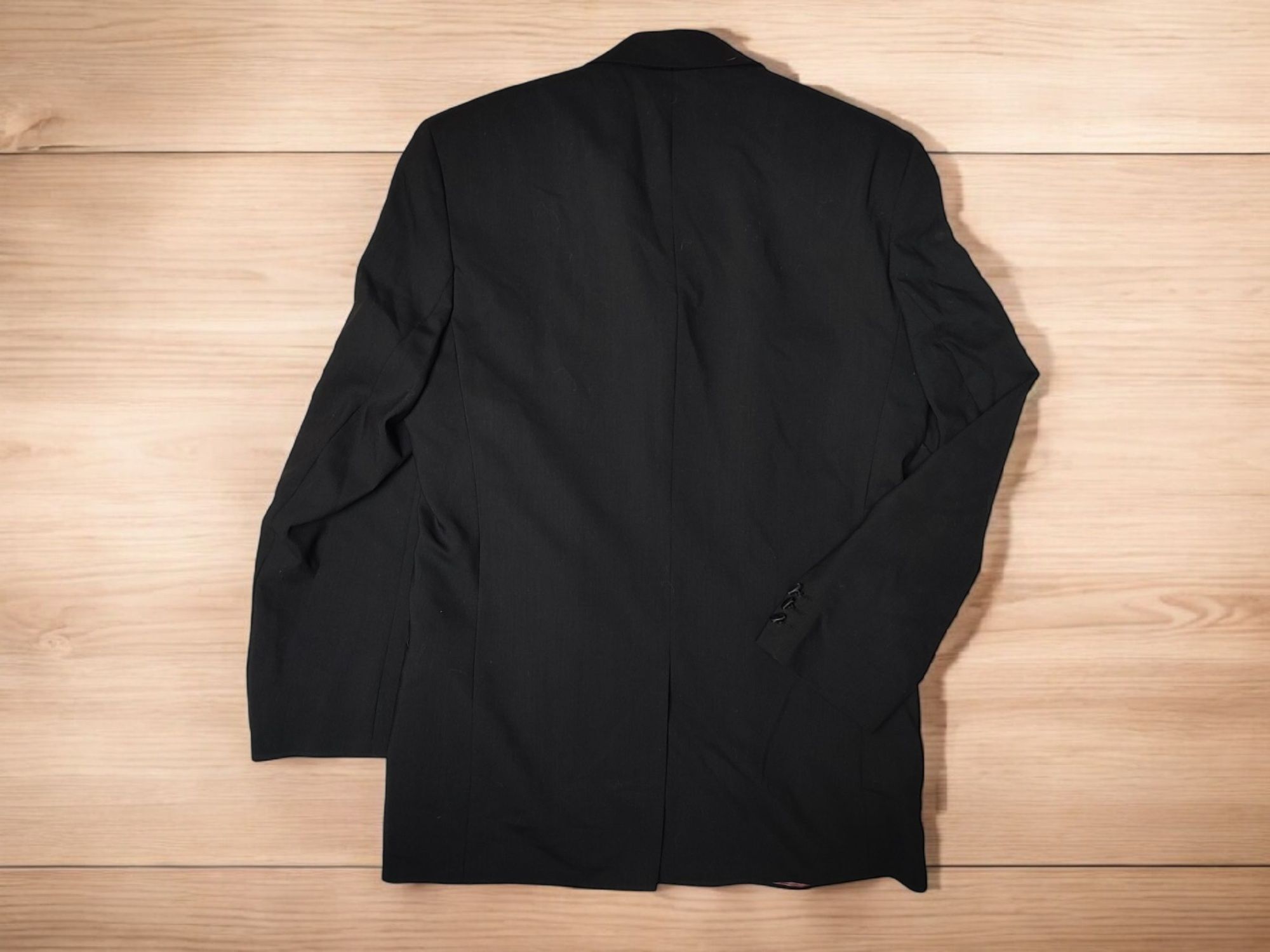 Ekskluzywna Marynarka Smokingowa 100% wełna Woolmark Klasyka Elegancji