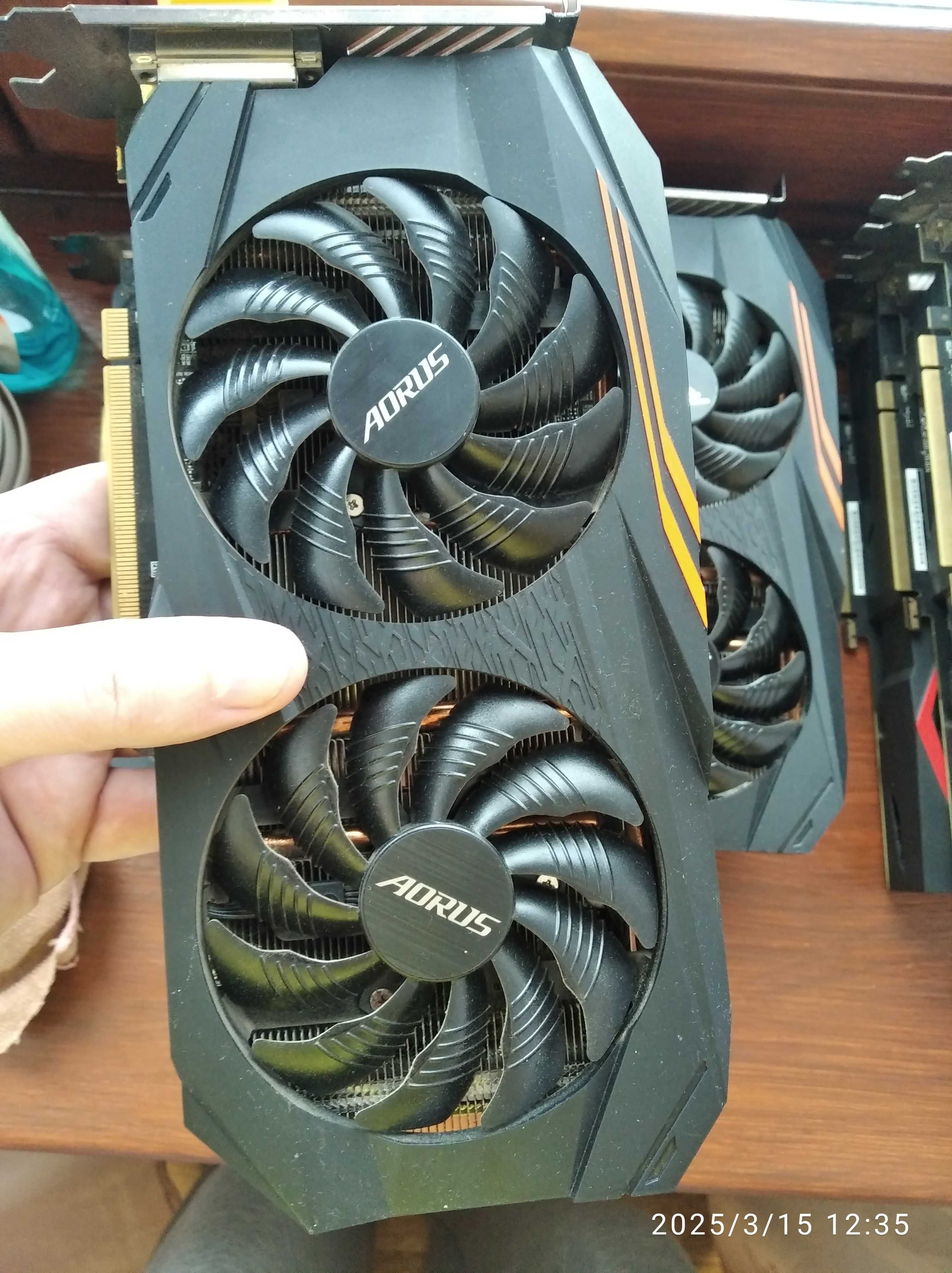 Видеокарта Gigabyte RX 570 4gb 256 bit, в наличии 4 штуки