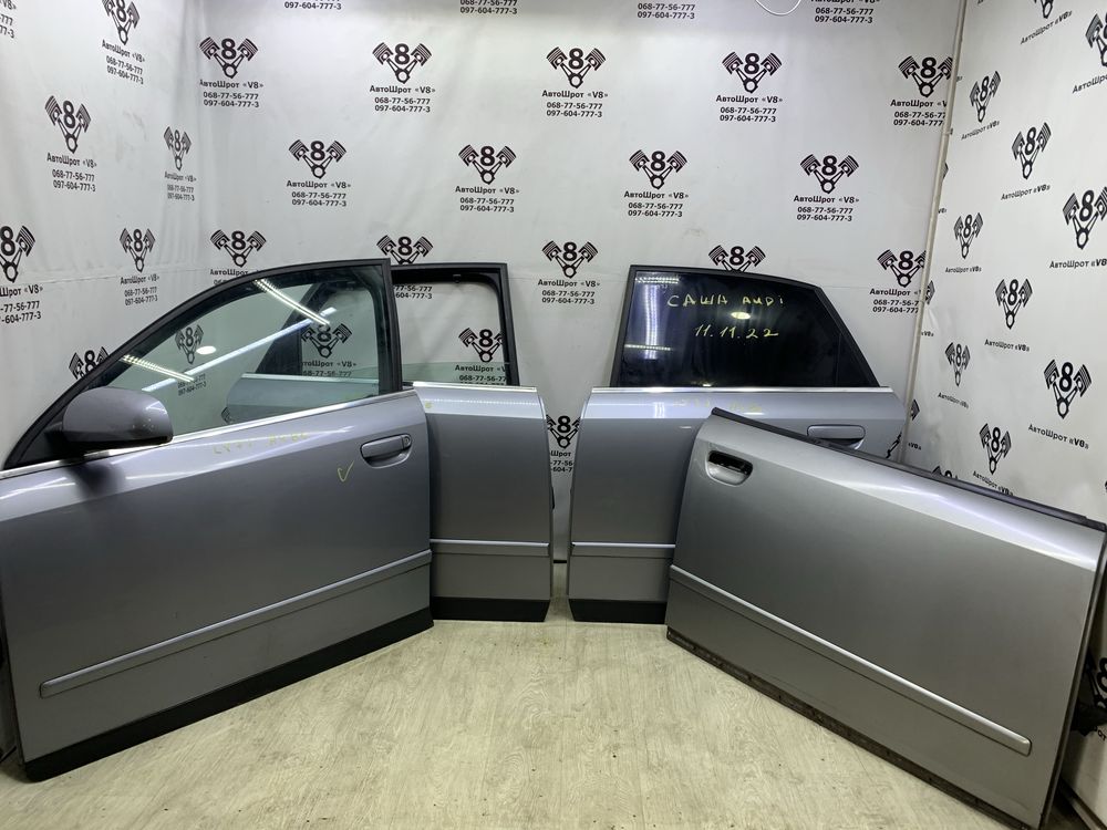 Двері Audi A4 B6 дверка дверки ауді ауди а4 б6 передні задні