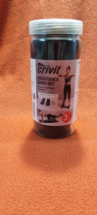 Zestaw taśm do fitnessu CRIVIT, 4-częściowy