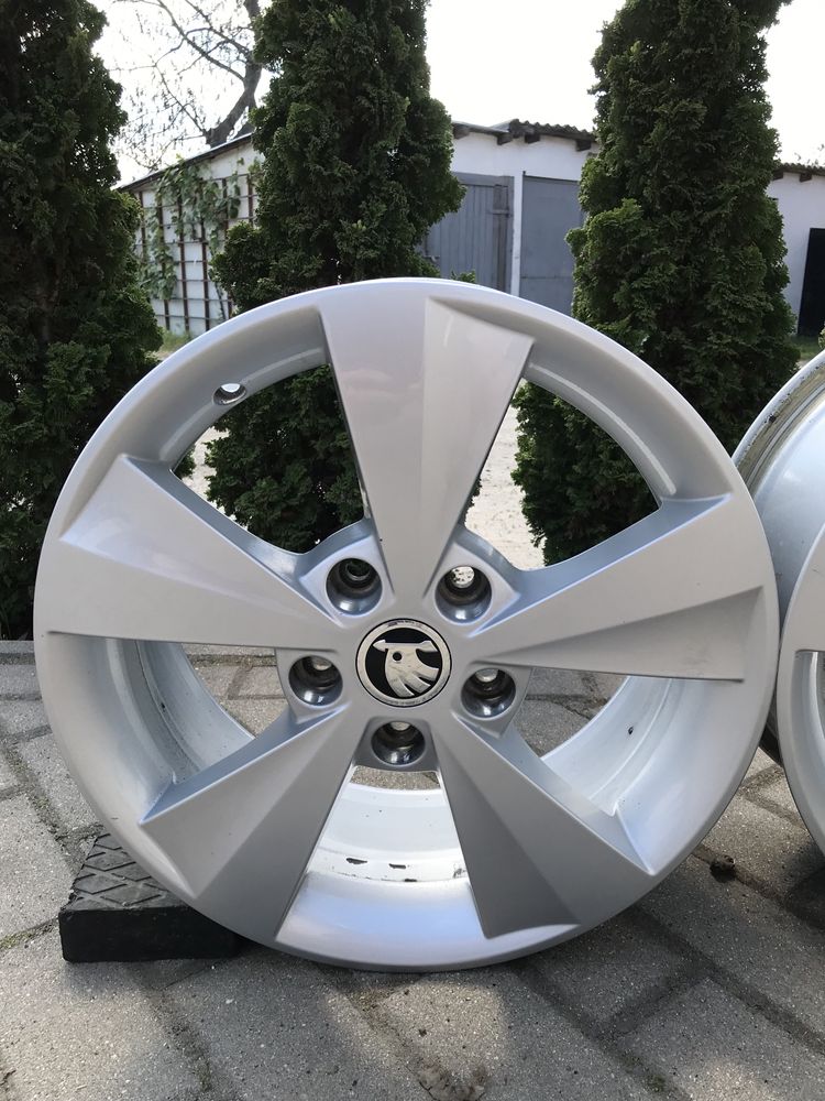 Felgi Alu 16” Ori Skoda 5x112 Octavia, Yeti, Superb itp Stan BDB!